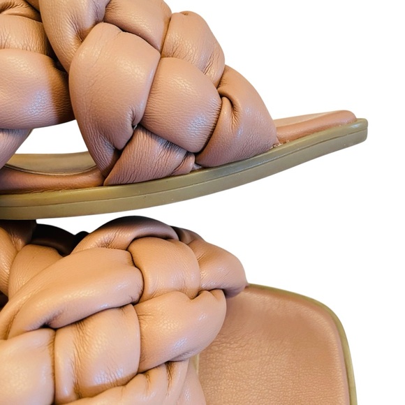 Vionic Kalina Women's Slide Braided Sandals Tan Size 7 1/2 - Picture 5 of 16